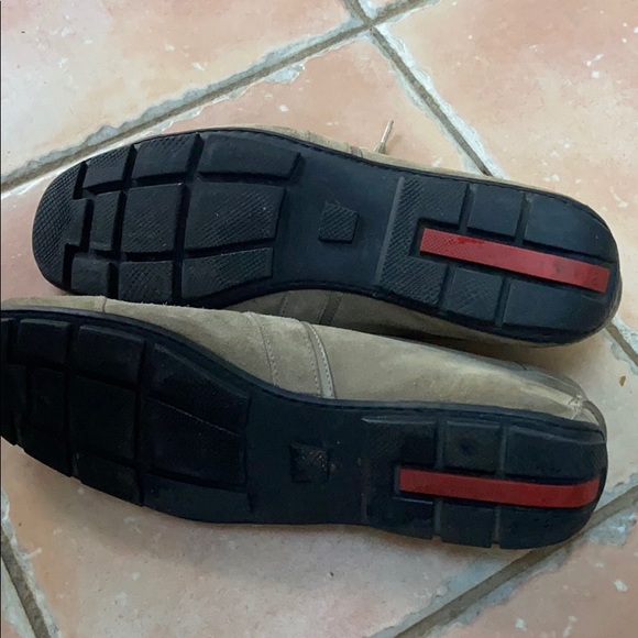 Prada suede shoes in taupe - very good condition - Picture 7 of 11